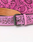American Darling Tote Hand Tooled Genuine Leather Western Women Bag Handbag Purse | Pink | Western Tote Bag | Travel Tote Bags