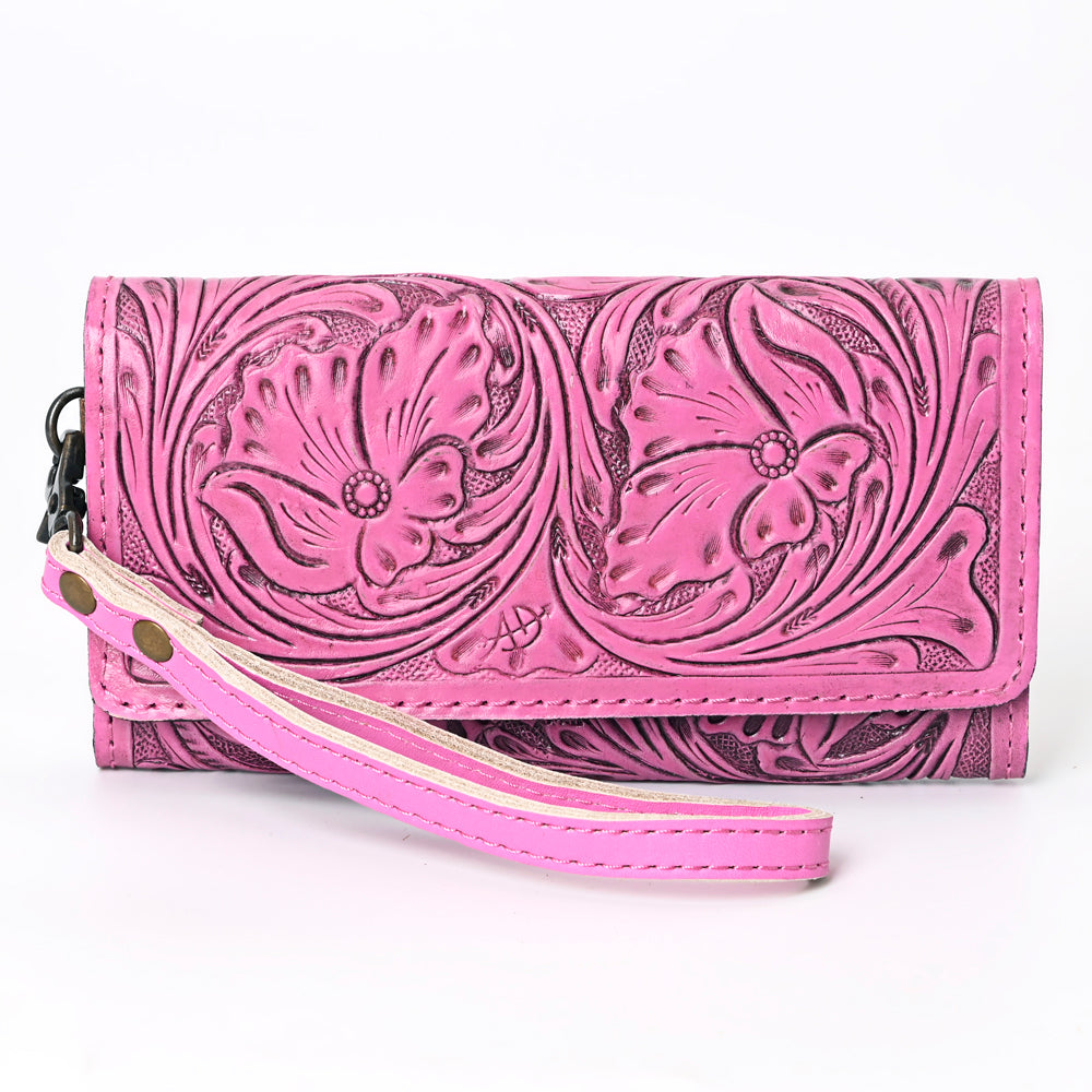 American Darling Clutch Hand Tooled Genuine Leather women bag western handbag purse
