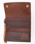 American Darling Clutch Hand Tooled Genuine Leather women bag western handbag purse