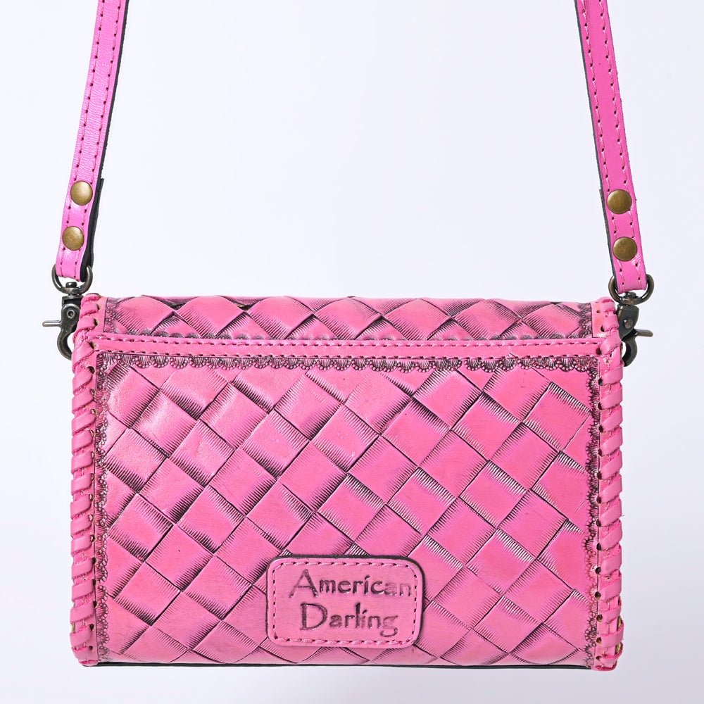 American Darling Wallet Hand Tooled Genuine Leather women bag western handbag purse