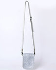 American Darling Cell Phone Holder Hand Tooled Genuine Leather women bag western handbag purse
