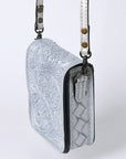 American Darling Cell Phone Holder Hand Tooled Genuine Leather women bag western handbag purse