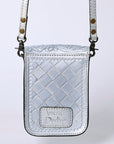 American Darling Cell Phone Holder Hand Tooled Genuine Leather women bag western handbag purse