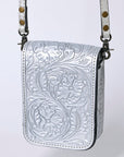 American Darling Cell Phone Holder Hand Tooled Genuine Leather women bag western handbag purse