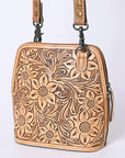 American Darling Cross Body Hand Tooled Genuine Leather women bag western handbag purse