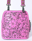 American Darling Cross Body Hand Tooled Genuine Leather women bag western handbag purse