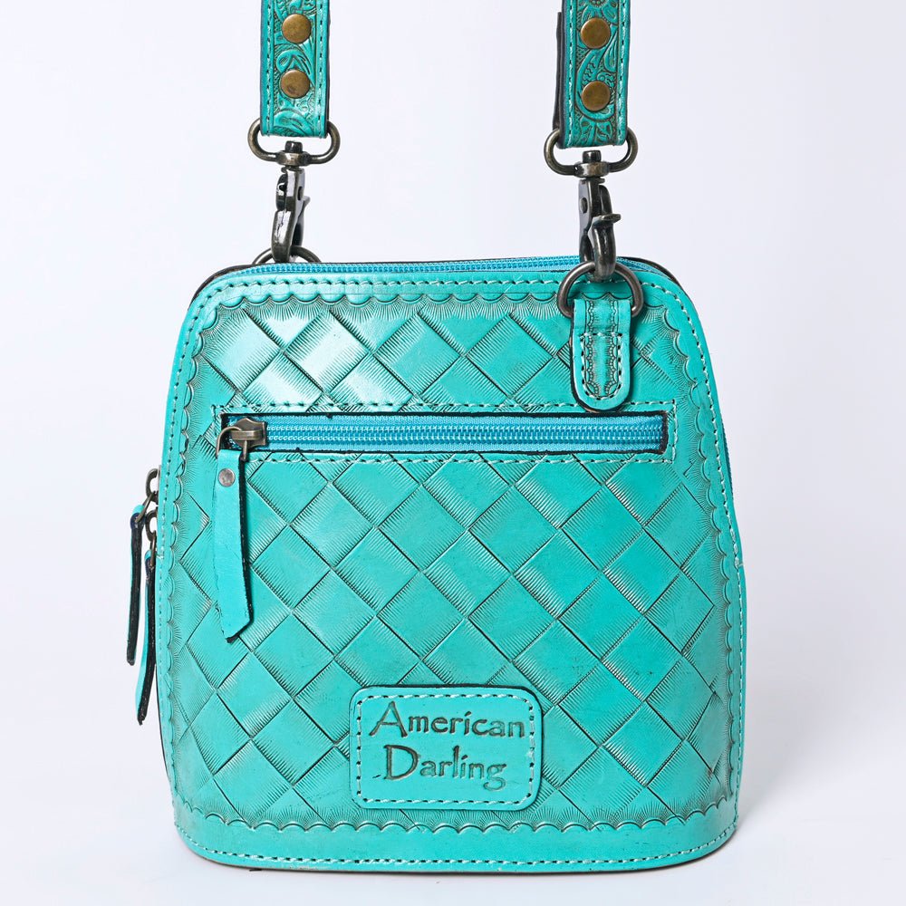 American Darling Cross Body Hand Tooled Genuine Leather women bag western handbag purse