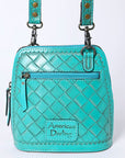 American Darling Cross Body Hand Tooled Genuine Leather women bag western handbag purse