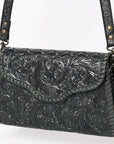 American Darling ADBG1137A Clutch Hand Tooled Genuine Leather women bag western handbag purse
