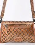American Darling ADBG1137A Clutch Hand Tooled Genuine Leather women bag western handbag purse