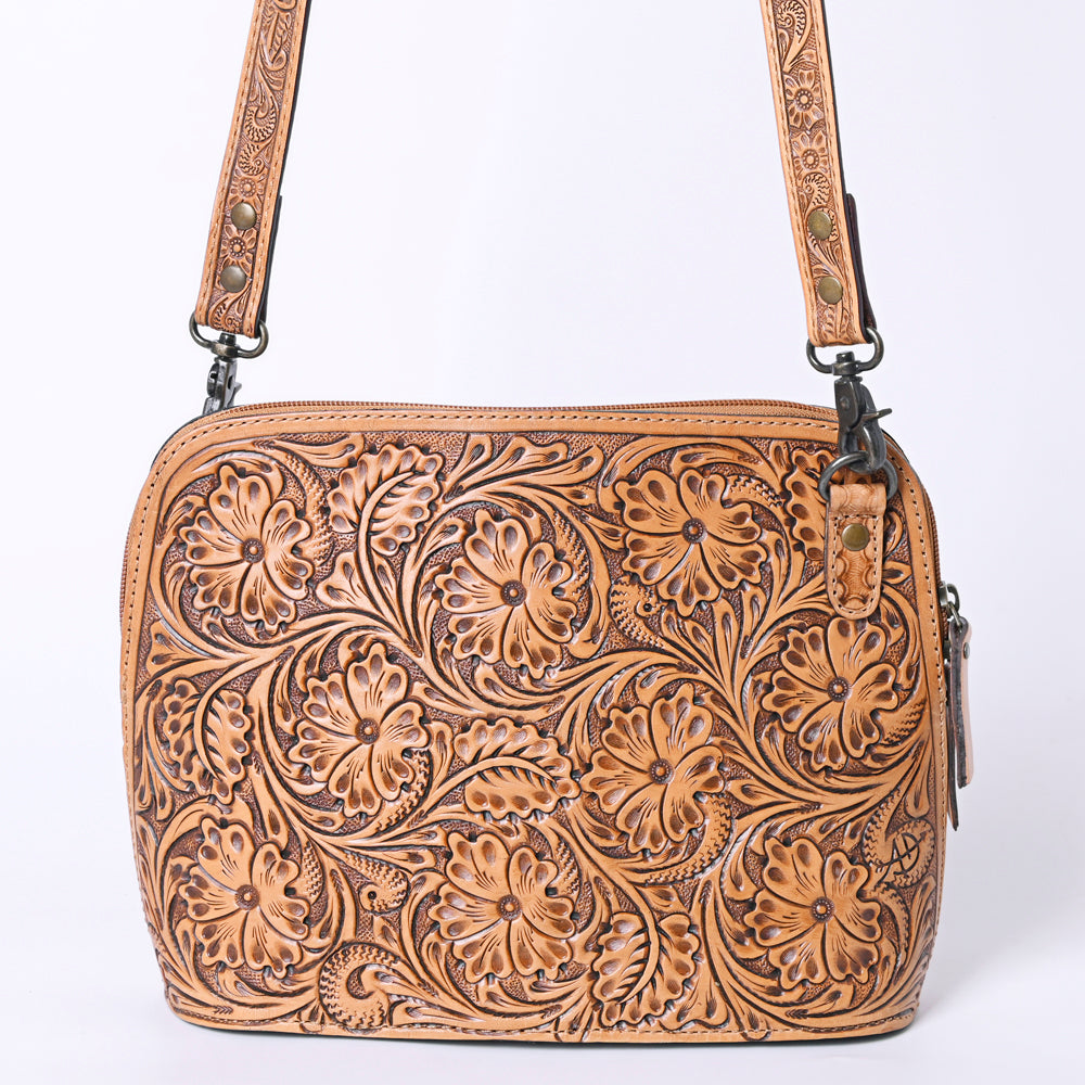 American Darling Cross Body Hand Tooled Genuine Leather women bag western handbag purse