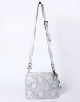 American Darling Cross Body Hand Tooled Genuine Leather women bag western handbag purse