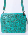 American Darling Cross Body Hand Tooled Genuine Leather women bag western handbag purse