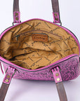 American Darling Tote Hand Tooled Genuine Leather women bag western handbag purse
