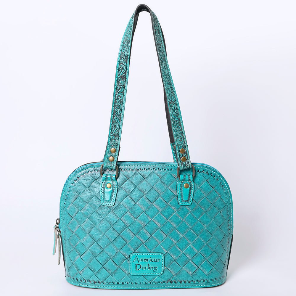 American Darling Tote Hand Tooled Genuine Leather women bag western handbag purse