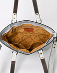 American Darling Tote Hand Tooled Genuine Leather women bag western handbag purse