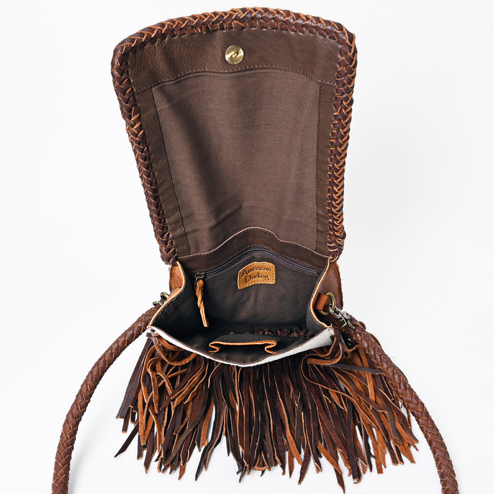 American Darling Messenger Genuine Leather Women Bag Western Handbag Purse