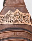 ADBG1151 American Darling Sling Hand Tooled Crocodile embossed Genuine Leather women bag western handbag purse