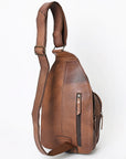 ADBG1153 American Darling Sling Hand Tooled Genuine Leather women bag western handbag purse
