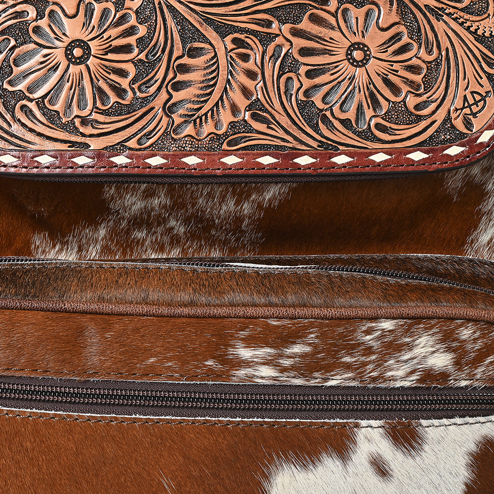 American Darling Backpack Hand Tooled Hair-onGenuine Leather women bag western handbag purse
