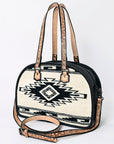 ADBG1161 American Darling Tote Saddle Blanket Genuine Leather women bag western handbag purse