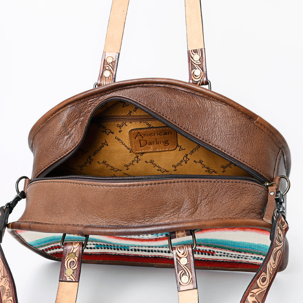 ADBG1162 American Darling Tote Saddle Blanket Genuine Leather women bag western handbag purse