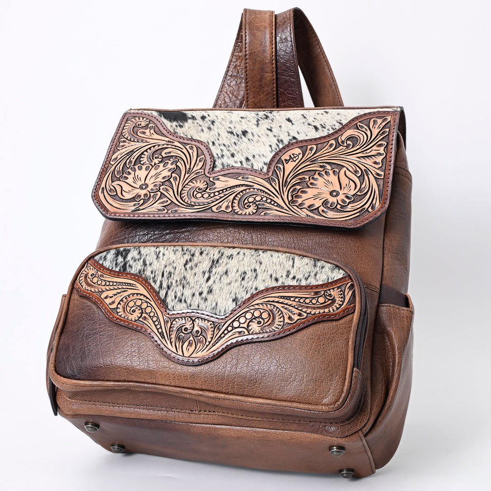 ADBG1165 American Darling Backpack Hand Tooled Hair-On Genuine Leather women bag western handbag purse