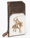 American Darling ADCCM101J Card-Holder Hair On Genuine Leather women bag western handbag purse
