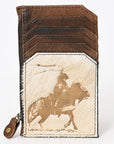 American Darling ADCCM101K Card-Holder Hair On Genuine Leather women bag western handbag purse