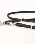 Hilason Western Horse American Leather Flat Roper Reins Dark Brown