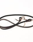 Hilason Western Horse American Leather Latigo Ends Roper Reins  Dark Brown
