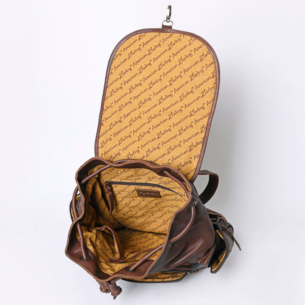 ADBGM344 American Darling Hand Tooled Genuine Leather Women Bag Western Handbag Purse