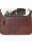 American Darling ADBGA346 Crossbody Hand Tooled Hair-On Genuine Leather Women Bag Western Handbag Purse