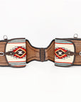 Hilason Floral  Western Horse Leather Saddle Bag Heavyduty Traditional Trail Ride