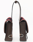 Hilason Floral  Western Horse Leather Saddle Bag Heavyduty Traditional Trail Ride