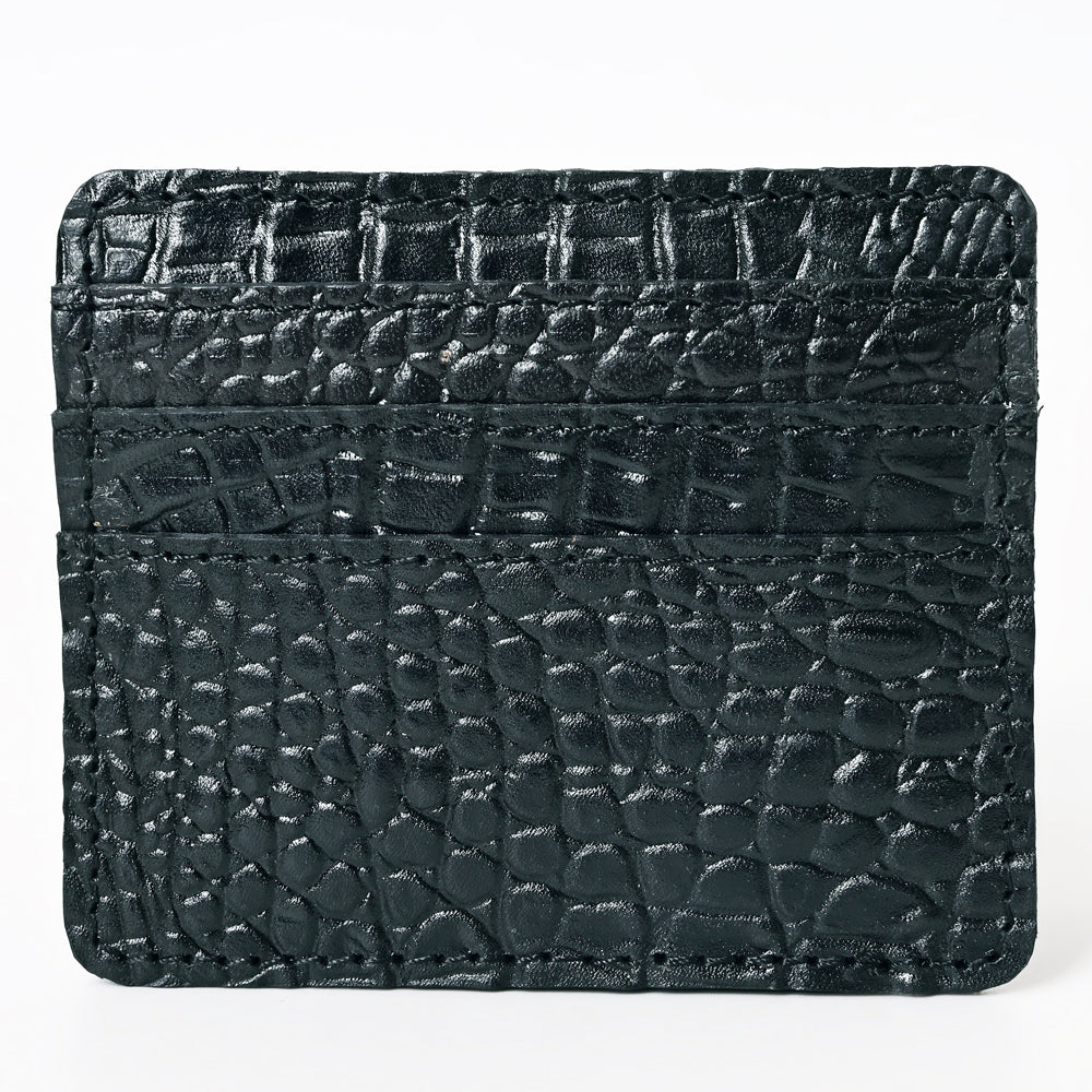 American Darling Card-Holder Crocodile Embossed Genuine Leather Women Bag Western Handbag Purse