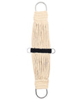 HILASON Horse Western 27 Strand Double Weave Roper Cinch Off White
