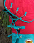 Hilason 1200D Waterproof Winter Horse Turnout Blanket Neck Cover Belly Wrap