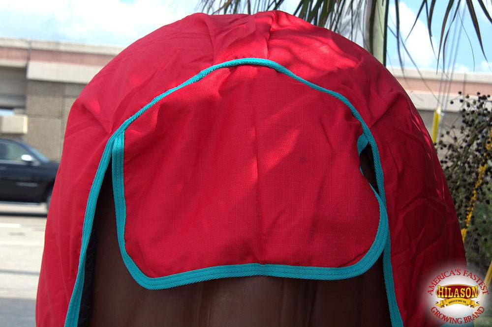 Hilason 1200D Waterproof Winter Horse Turnout Blanket Neck Cover Belly Wrap