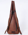 American Darling ADBG1182A Sling Hand Tooled Saddle Blanket Genuine Leather Women Bag Western Handbag Purse