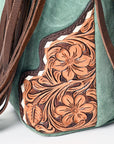 ADBGA371 American Darling Hand Tooled Genuine Leather Women Bag Western Handbag Purse