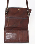 ADBGA382 American Darling Hand Tooled Genuine Leather Women Bag Western Handbag Purse