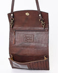 ADBGA382 American Darling Hand Tooled Genuine Leather Women Bag Western Handbag Purse