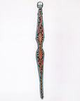 HILASON Western Genuine Leather Heavy Duty Dog Collar Floral Tooled