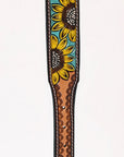 HILASON Western Genuine Leather Heavy Duty Hand Painted Dog Collar