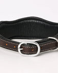 HILASON Western Genuine Leather Heavy Duty Dog Collar Floral Tooled