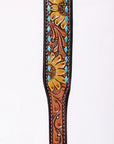HILASON Western Genuine Leather Heavy Duty Hand Painted Dog Collar