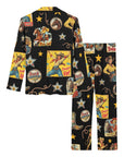 Baha Ranch Vintage Cowgirl Collage Western Pajama Set