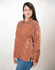 American Darling Velvet Women shirt dress Tunic Ladies girl Top