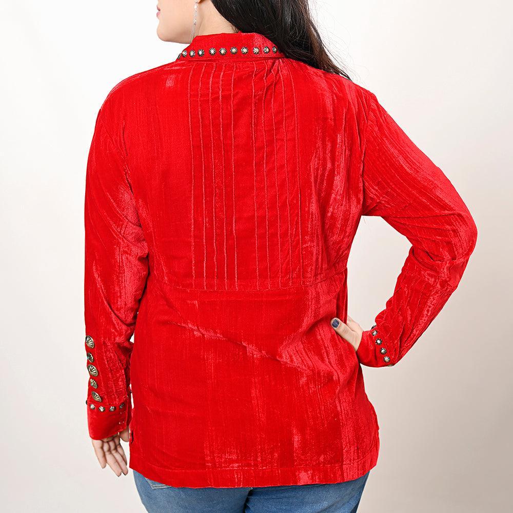 American Darling Velvet Women shirt dress Tunic Ladies girl Top